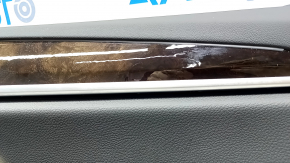 Door trim card rear right BMW 5 G30 17-23 harman/kardon, with tweeter, black leather, scratches