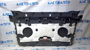 Rear shelf Honda Civic X FC 16-21 4d black, with brake light, scratches