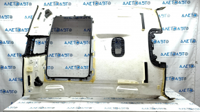 BMW 5 G30 17-23 roof lining for sunroof, black, needs cleaning, crack in fastening