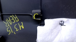 Rear shelf Mazda 3 14-18 BM black, broken fastening, scratches