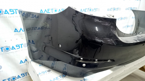 Bare rear bumper BMW 5 G30 17-20 for parking sensors, black