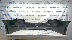 Bare rear bumper BMW 5 G30 17-20 for parking sensors, black