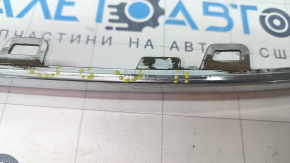 Rear bumper molding left VW Tiguan 18 - chrome, broken, cracks