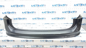 Rear bumper bare upper part VW Tiguan 18- graphite LD7X, pressed, dents, scratches, painted