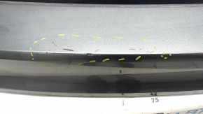 Rear bumper bare upper part VW Tiguan 18- graphite LD7X, pressed, dents, scratches, painted