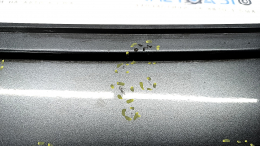Rear bumper bare upper part VW Tiguan 18- graphite LD7X, pressed, dents, scratches, painted