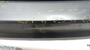 Rear bumper bare upper part VW Tiguan 18- graphite LD7X, pressed, dents, scratches, painted