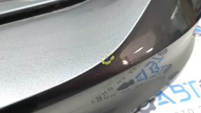 Rear bumper bare upper part VW Tiguan 18- graphite LD7X, pressed, dents, scratches, painted