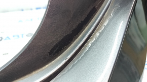 Rear bumper bare upper part VW Tiguan 18- graphite LD7X, pressed, dents, scratches, painted