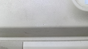 Rear shelf Nissan Altima 13-18 beige, 2 fasteners broken, scratches