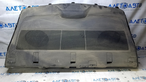 Rear shelf Toyota Avalon 13-18 black, scratches, with brake light, broken mount