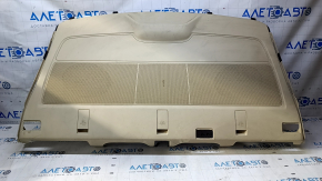 Rear shelf Toyota Avalon 13-18 beige, scratches, no plugs, broken mount, with brake light
