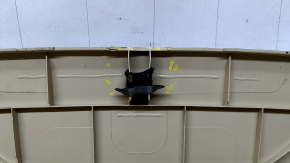 Rear shelf Toyota Avalon 13-18 beige, scratches, no plugs, broken mount, with brake light