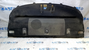 Rear shelf Lexus IS 14-20 black, without plugs, scratches, burnt plastic