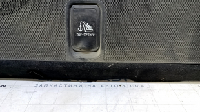 Rear shelf Lexus IS 14-20 black, without plugs, scratches, burnt plastic