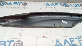 Front right longitudinal railing trim Nissan Rogue 14-20 for 3 fasteners, broken fastener