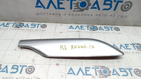 Rear left longitudinal railing trim Nissan Rogue 14-20 for 3 fasteners, broken fastener