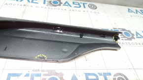 Rear left longitudinal railing trim Nissan Rogue 14-20 for 3 fasteners, broken fastener