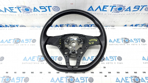 Naked steering wheel VW Tiguan 18 - leather black, scratches, worn