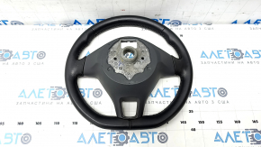 Naked steering wheel VW Tiguan 18 - leather black, scratches, worn