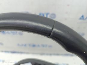 Naked steering wheel VW Tiguan 18 - leather black, scratches, worn