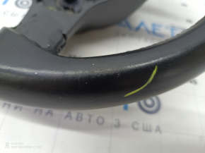 Naked steering wheel VW Tiguan 18 - leather black, scratches, worn