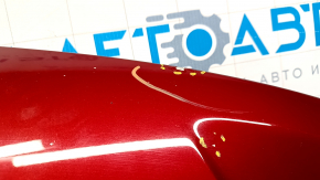 Hood assembly Lincoln MKZ 13-16 aluminum, red RR, butt, chips, corrosion