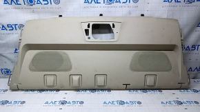 Rear shelf Nissan Maxima A36 16 - beige, without curtain, whitened plastic