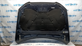 Hood assembly Audi Q5 8R 13-17 rest, blue LX5R, aluminum, painted, bumpers