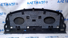 Rear shelf Nissan Sentra 13-19 black, scuffs, without plugs