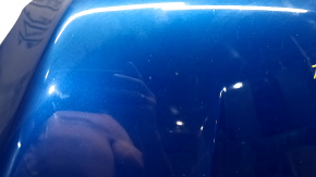 Hood assembly Ford Escape MK3 17-19 rest, blue N6, aluminum butt, chips