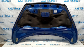 Hood assembly Ford Escape MK3 17-19 rest, blue N6, aluminum butt, chips