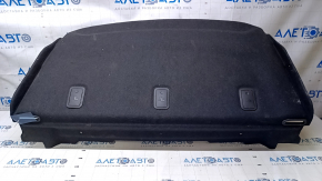 Rear shelf Chevrolet Cruze 16 - black, broken fasteners, kinked, scratches