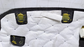 Rear shelf Chevrolet Cruze 16 - black, broken fasteners, kinked, scratches