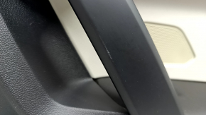 Door trim card rear right VW Tiguan 18 - black and gray, scratches, broken fastening