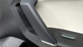 Door trim card front right VW Tiguan 18 - black and gray, with a squeaker, scratches, dents, peeling handle coating, for dry cleaning