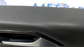 Door trim card front right VW Tiguan 18 - black and gray, with a squeaker, scratches, dents, peeling handle coating, for dry cleaning