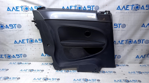 Card rear left VW Beetle 12-19 gray gloss, armrest leather black, with tweeter, structure, scratches