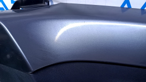 Card rear left VW Beetle 12-19 gray gloss, armrest leather black, with tweeter, structure, scratches
