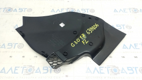 Left underhood trim BMW 5 G30 17-23 worn