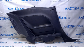 Rear row trim left Dodge Challenger 15-19 black, armrest leather, scratches
