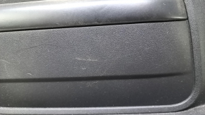 Rear row trim left Dodge Challenger 15-19 black, armrest leather, scratches