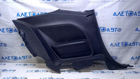 Rear row trim left Dodge Challenger 15-19 black, armrest leather, scratches