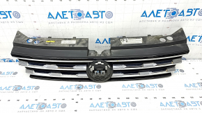 Radiator grill VW Tiguan 18 - without emblem, under radar cruise, bumper on chrome