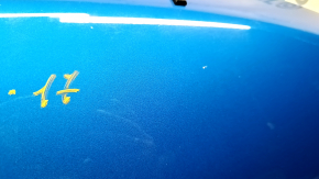 Jeep Compass 17 bare hood - blue PBJ, aluminum, chips, bump