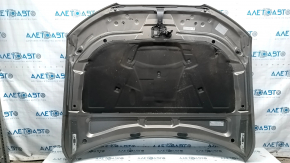 Hood assembly Audi A4 B8 13-16 rest, steel, gray LX7R, chips