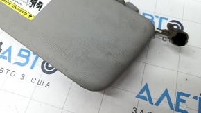 Left visor VW Tiguan 18 - gray, without hook, needs cleaning, crack in fastening