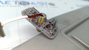 Left visor VW Tiguan 18 - gray, without hook, needs cleaning, crack in fastening