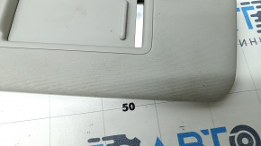 Right visor VW Tiguan 18 - gray, without hook, needs cleaning, crack in fastening