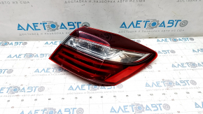 Lamp outer wing right Honda Accord 16-17 rest, LED, broken off fragment of fastening